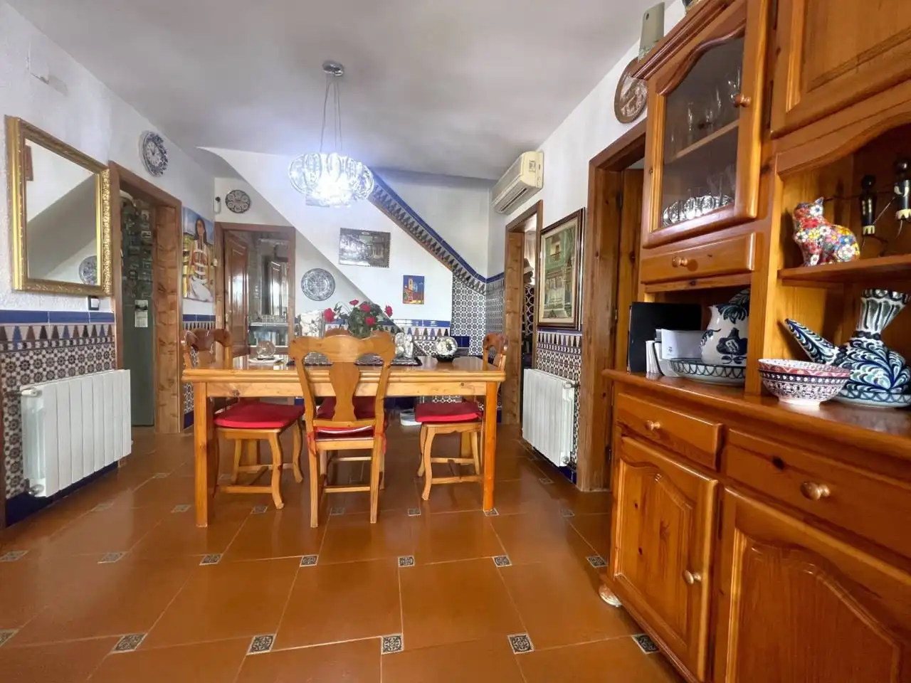 Dining room of Houses for sale in Riells i Viabrea  with Air Conditioner, Heating and Private garden
