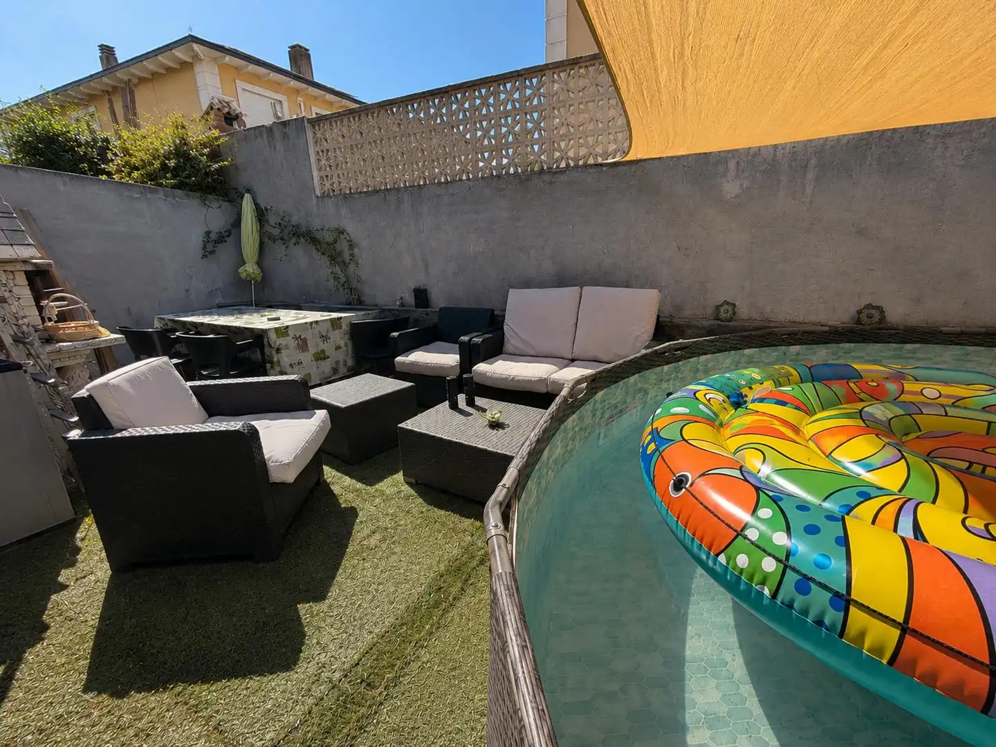 Terrace of Detached homes for sale in Torrejón de la Calzada  with Air Conditioner, Heating and Private garden