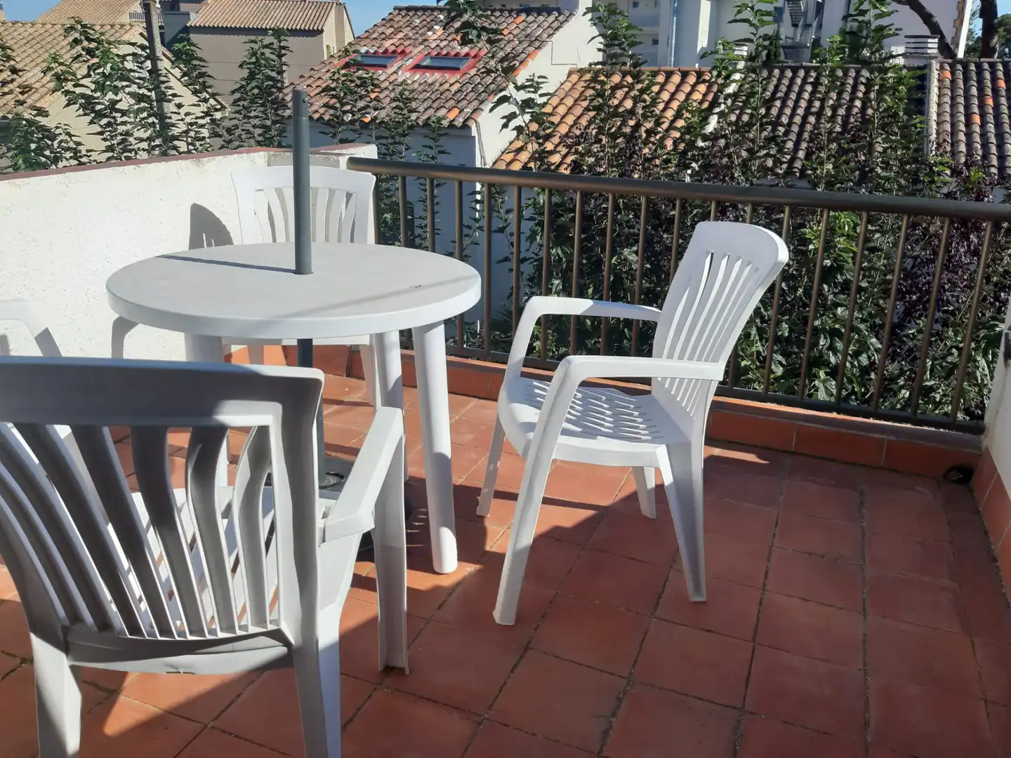 Terraza de Dúplex de alquiler en Calonge i Sant Antoni con Amueblado, Horno y Lavadora
