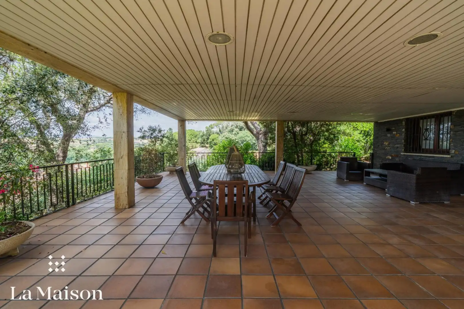Terrassa de Casa o xalet en venda en La Roca del Vallès amb Calefacció, Jardí privat i Traster