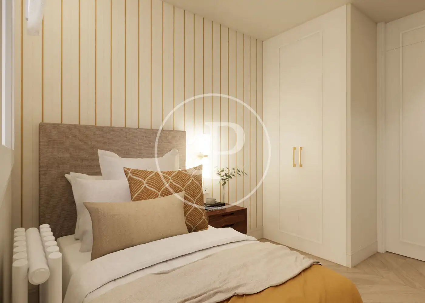 Bedroom of Flat for sale in Madrid  with Air Conditioner, Heating and Terrace