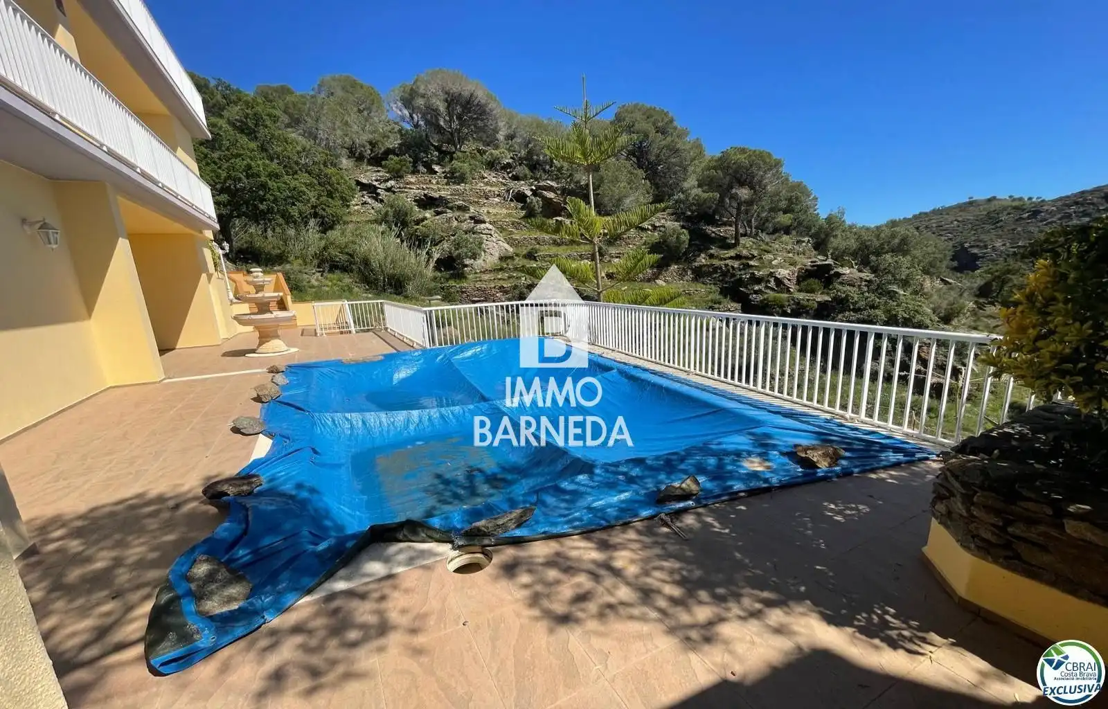 Piscina de Casa o xalet en venda en Roses amb Calefacció, Jardí privat i Terrassa