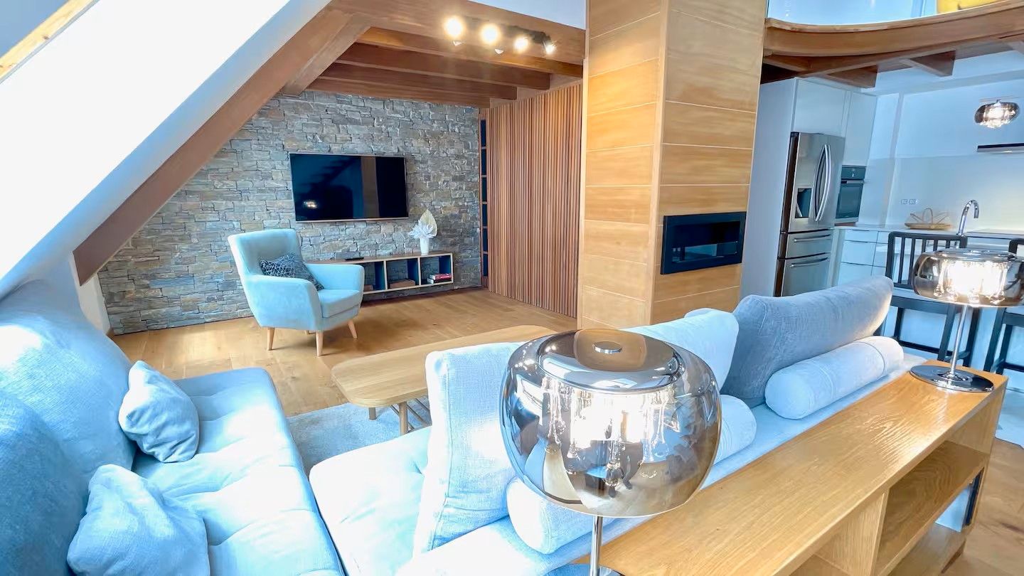 Wohnzimmer von Wohnung miete in Viveiro mit Klimaanlage, Möbliert und Mikrowelle
