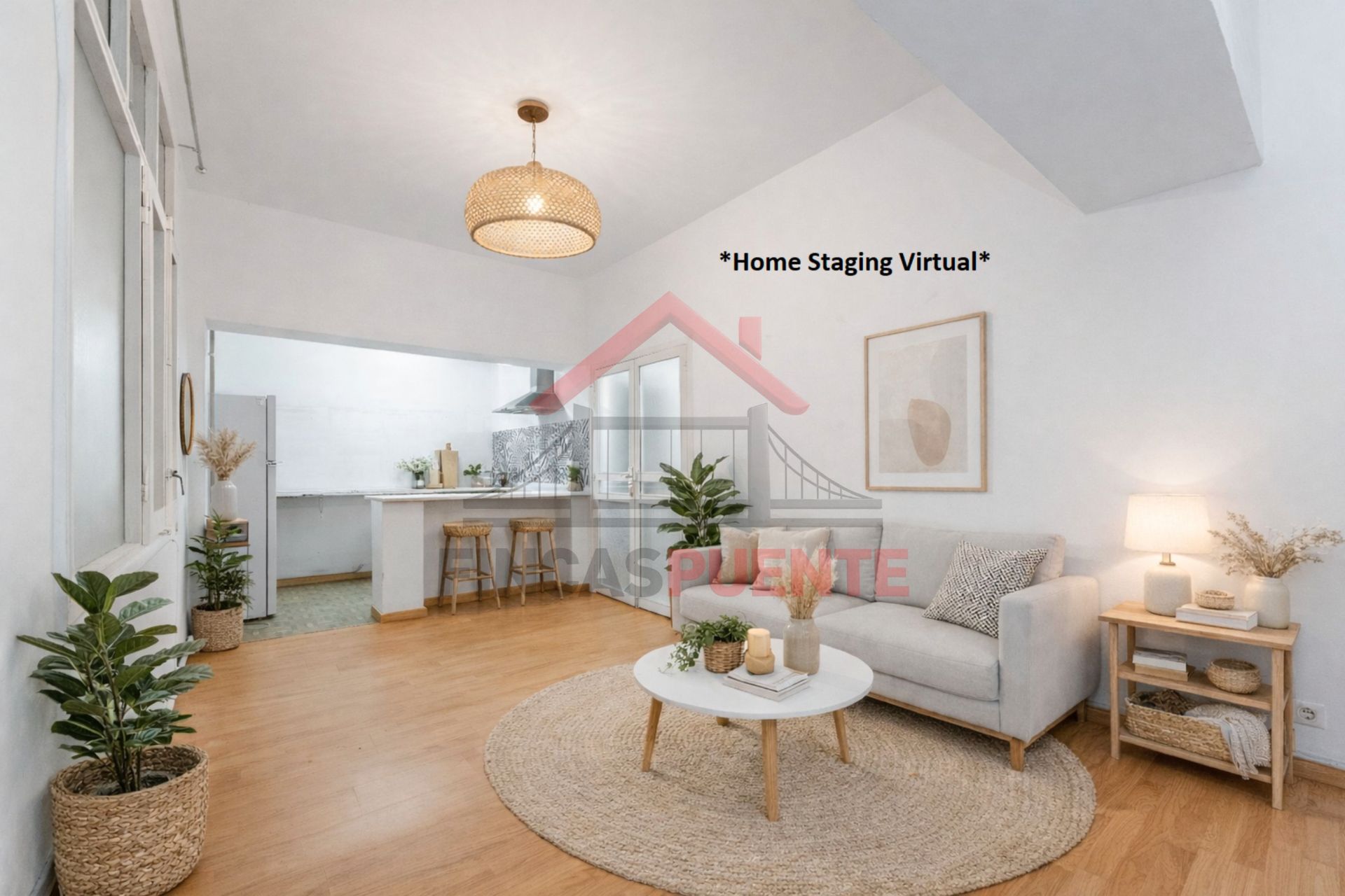 Sala de estar de Estudio en venta en  Barcelona Capital con Parquet