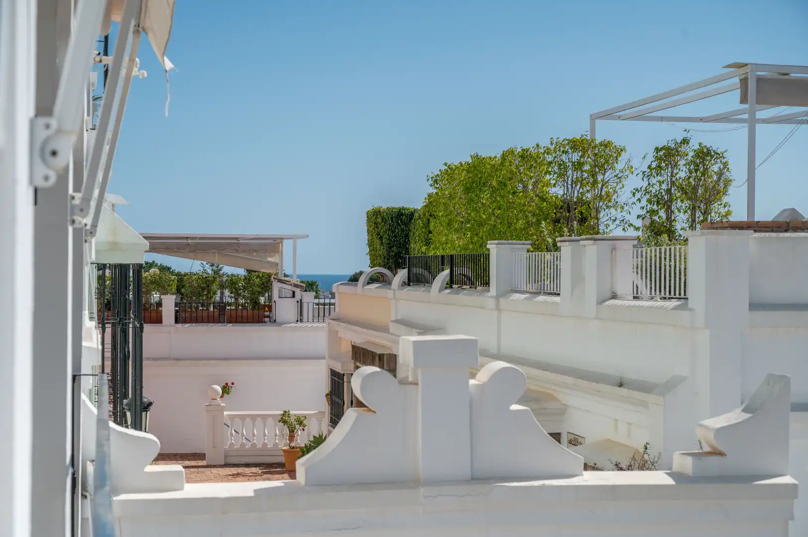 Terraza de Casa adosada en venta en Marbella con Aire acondicionado, Terraza y Piscina