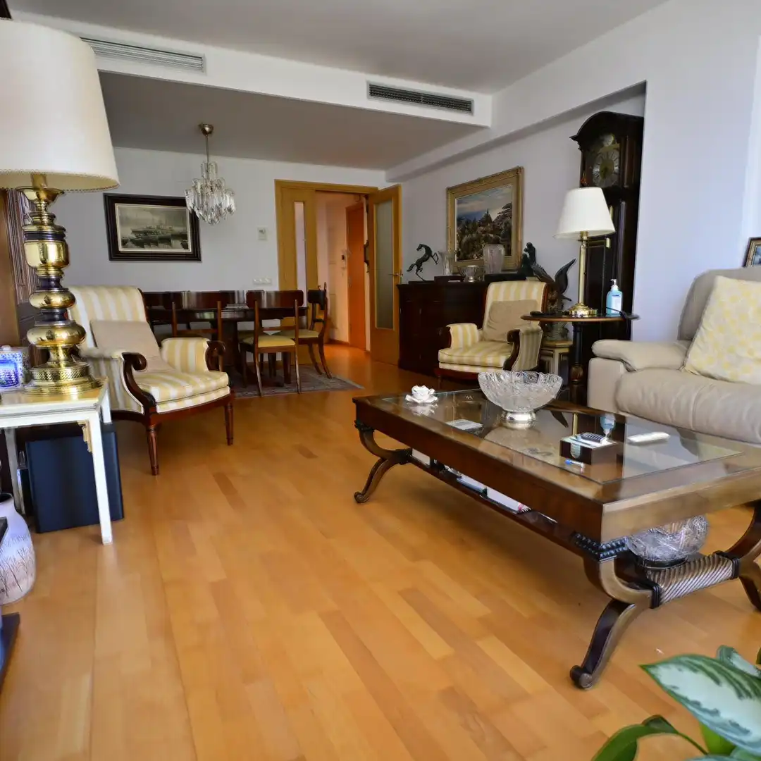 Sala de estar de Piso en venta en Mataró con Aire acondicionado, Calefacción y Terraza