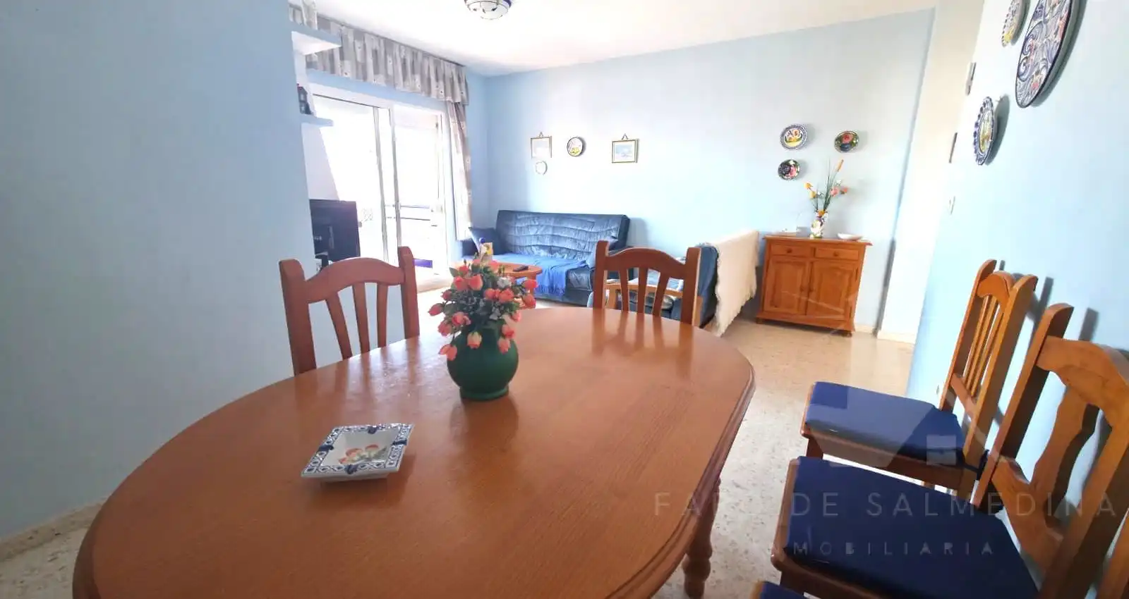 Dining room of Flat for sale in Chipiona  with Terrace and Furnished