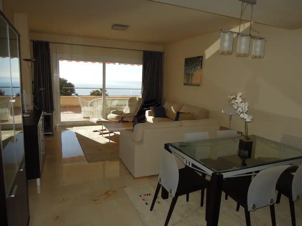 Living room of Apartments for rent in Altea  with Air Conditioner, Furnished and Community pool