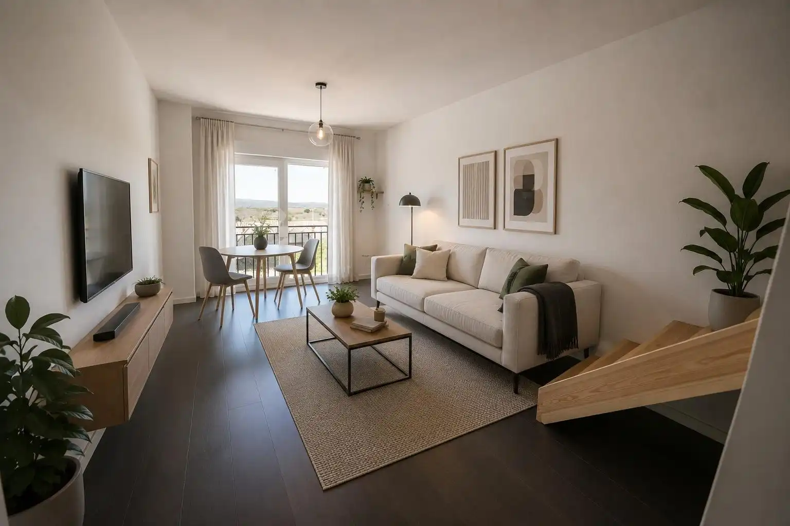 Living room of Flat for sale in Méntrida  with Heating, Parquet flooring and Storage room