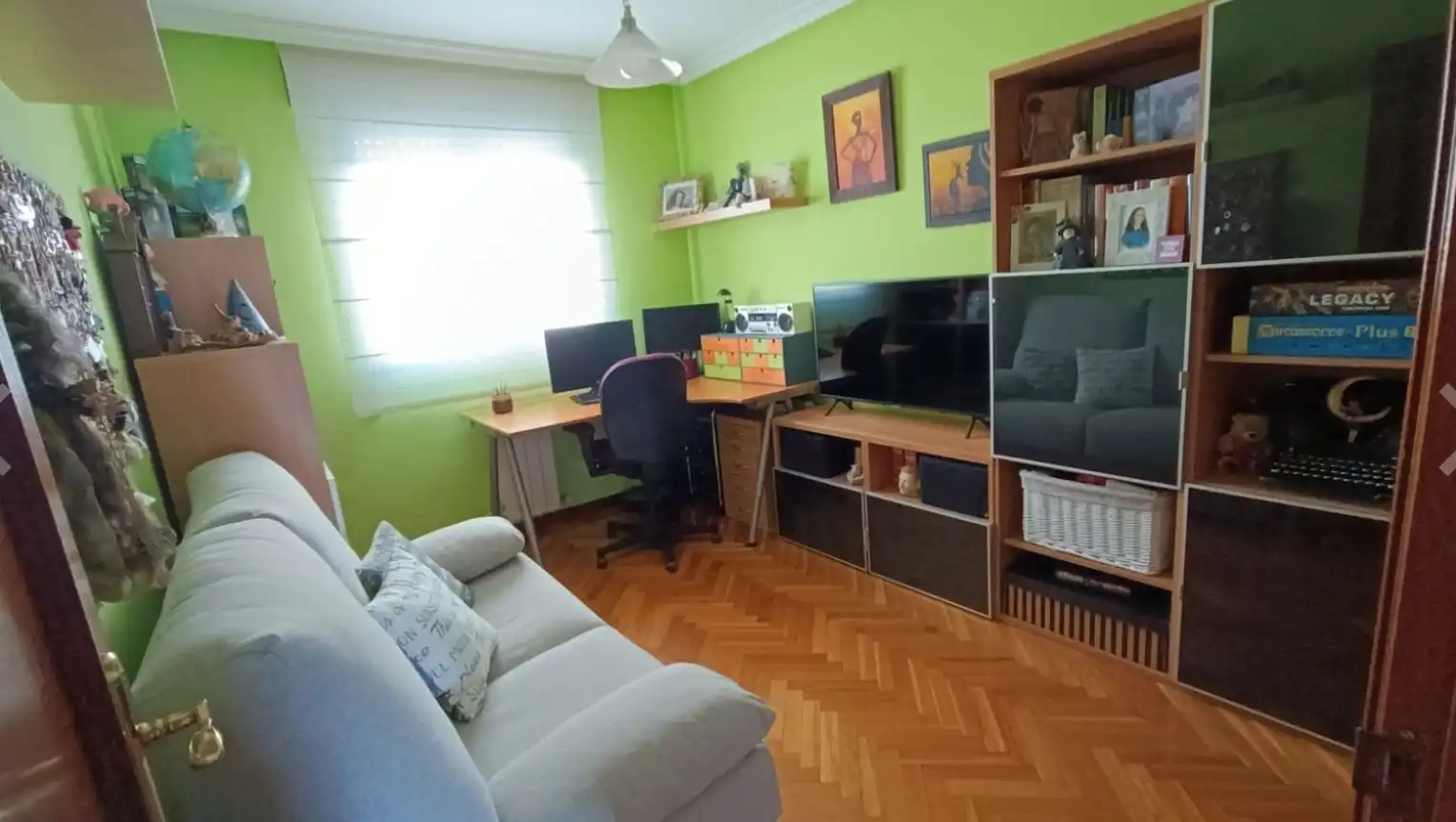 Wohnzimmer von Wohnung zum Verkauf in Valladolid mit Heizung, Privatgarten und Abstellraum