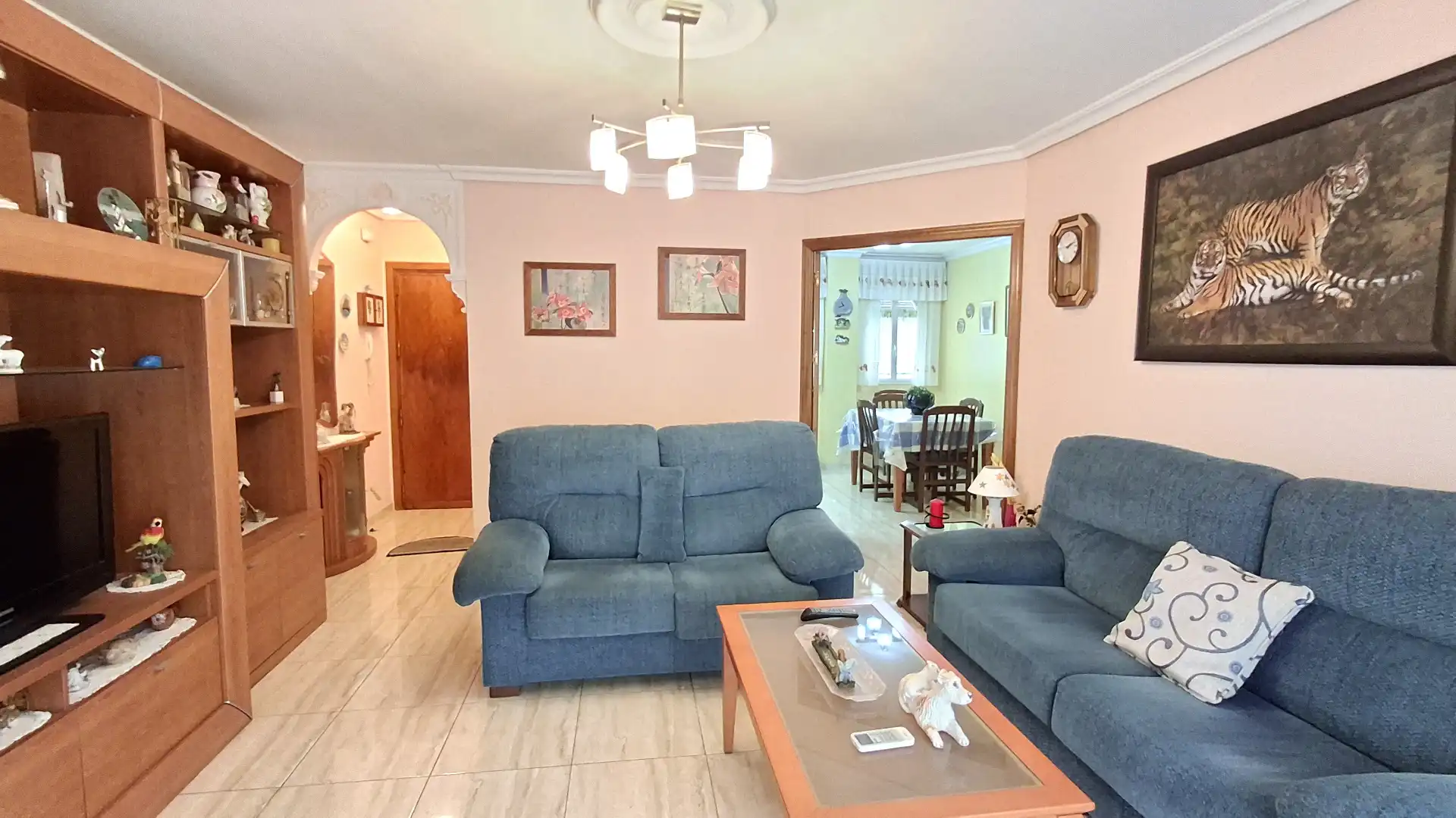 Sala de estar de Piso en venta en Mairena del Aljarafe con Aire acondicionado y Trastero