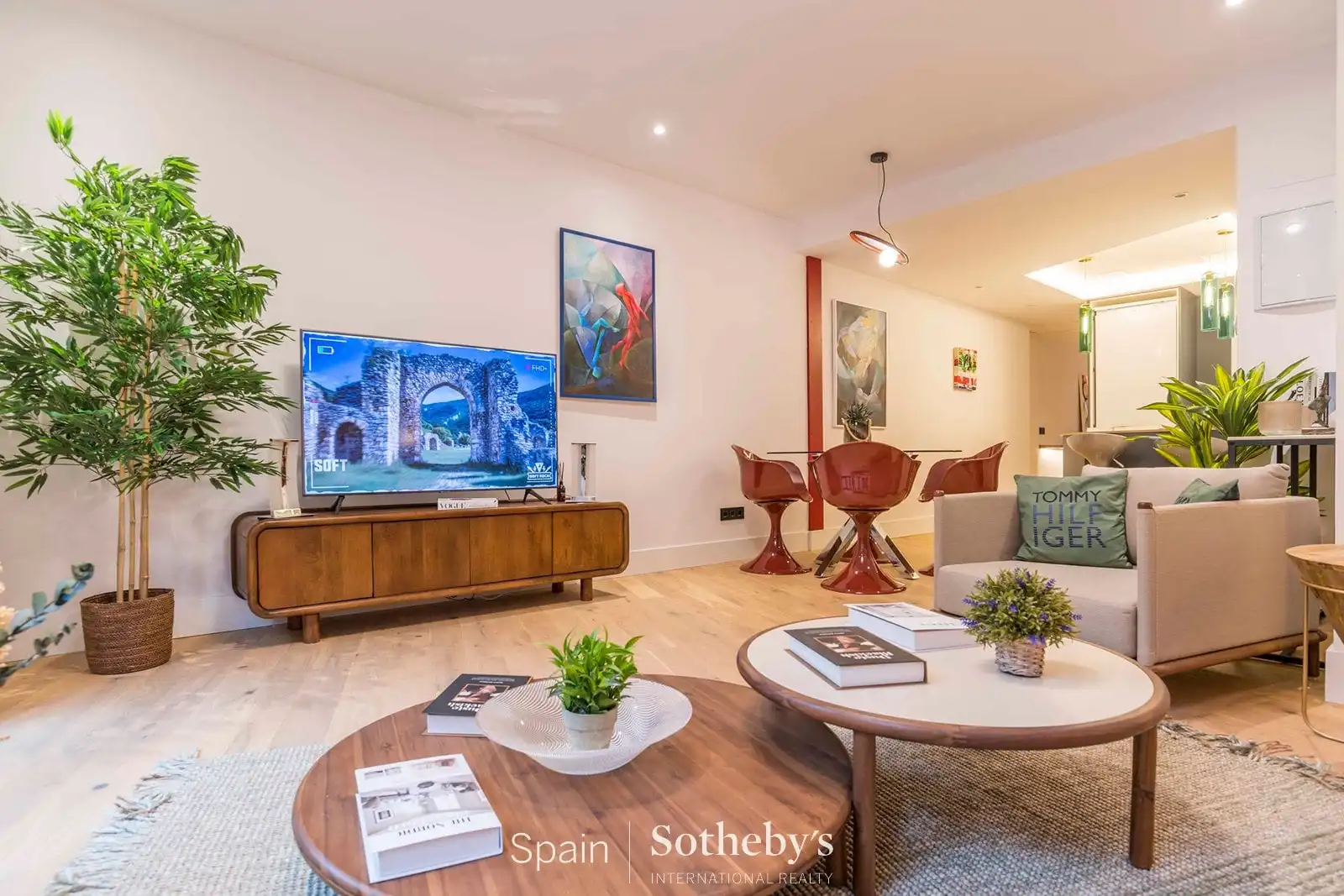 Living room of Apartments for sale in Madrid  with Air Conditioner