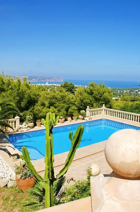 Piscina de Casa o chalet de alquiler en Jávea / Xàbia con Aire acondicionado, Calefacción y Jardín privado