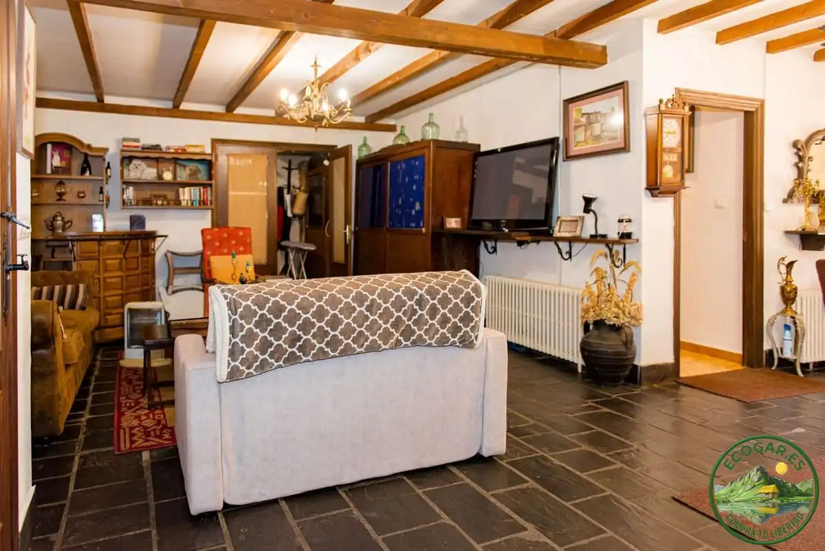 Sala de estar de Casa o chalet en venta en Trabadelo con Calefacción y Amueblado