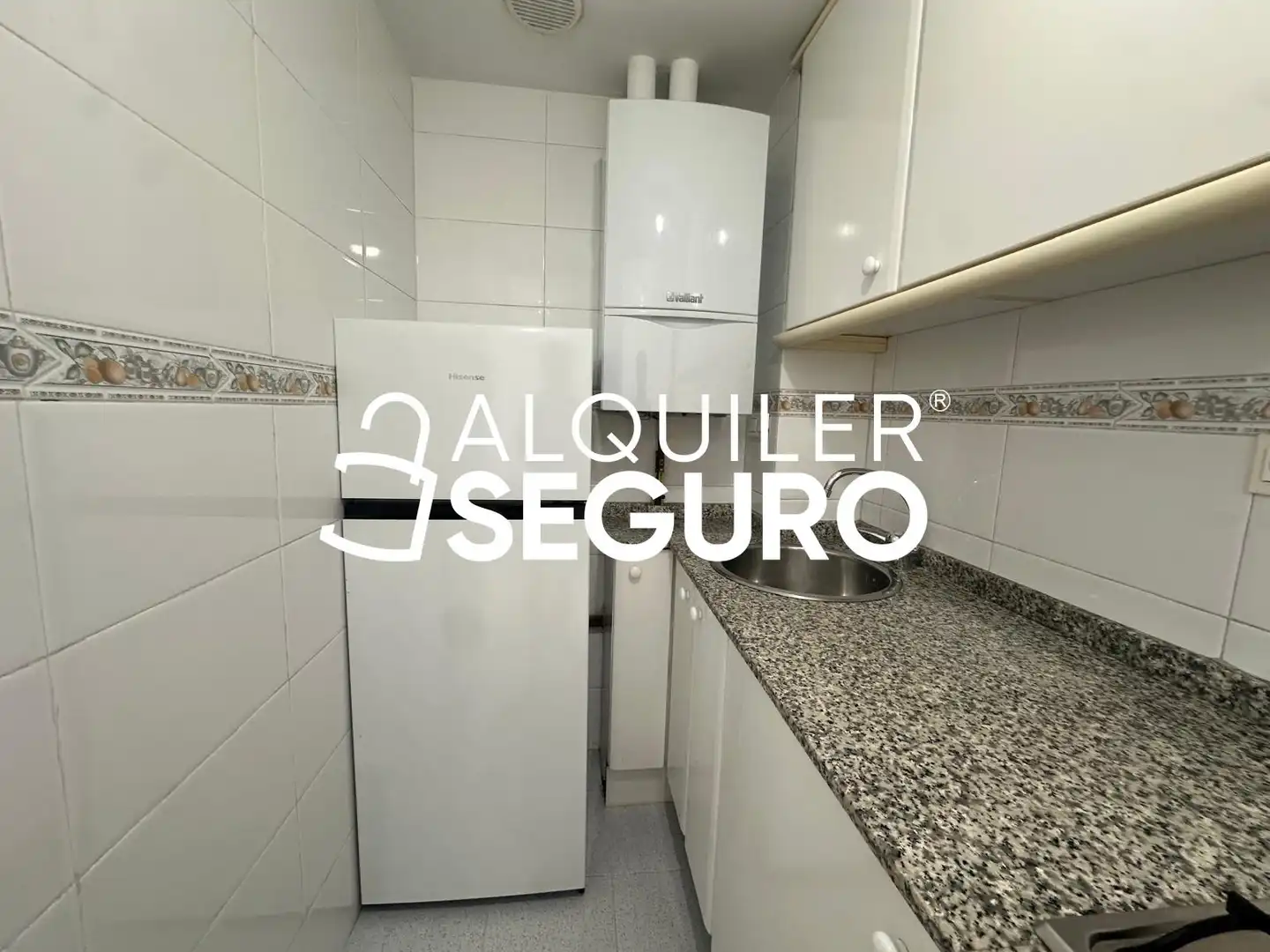 Cocina de Piso de alquiler en Valencia con Aire acondicionado y Amueblado