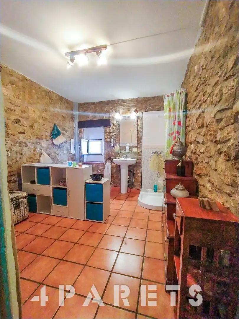 Baño de Casa adosada en venta en Cervera del Maestre con Terraza, Trastero y Horno