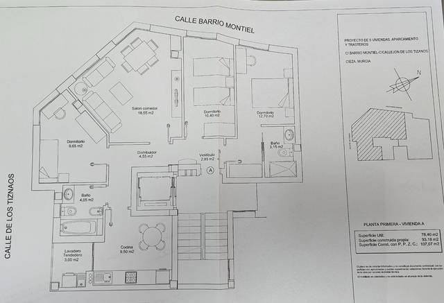 Piso en Venta en de los tiznados en Cieza