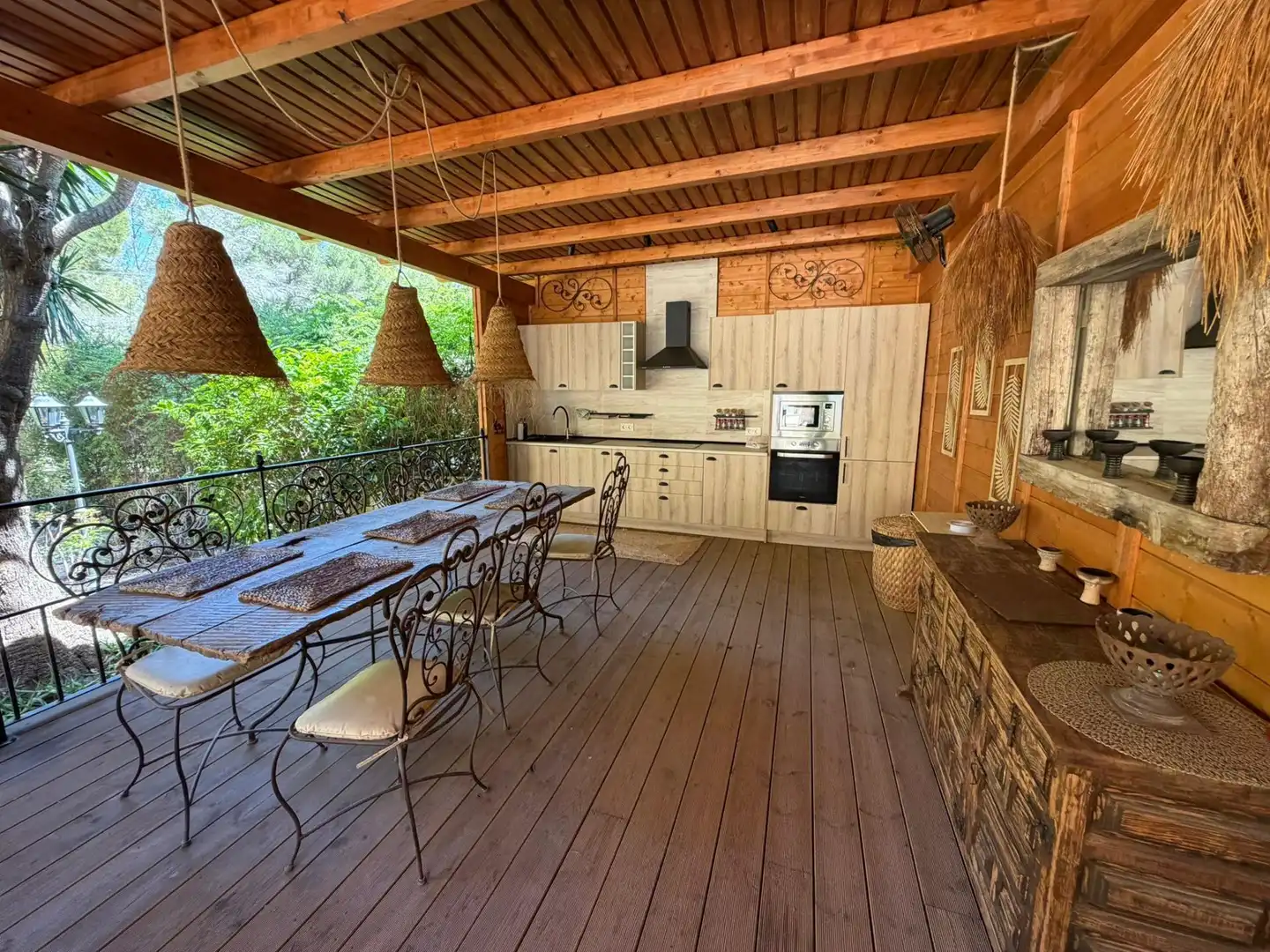 Terraza de Casa o chalet de alquiler en L'Alfàs del Pi con Aire acondicionado, Jardín privado y Piscina