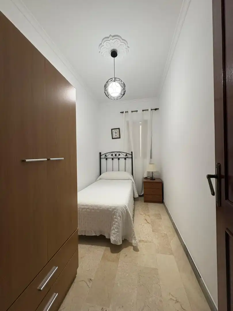 Bedroom of Apartments for rent in Carmona  with Air Conditioner, Terrace and Furnished
