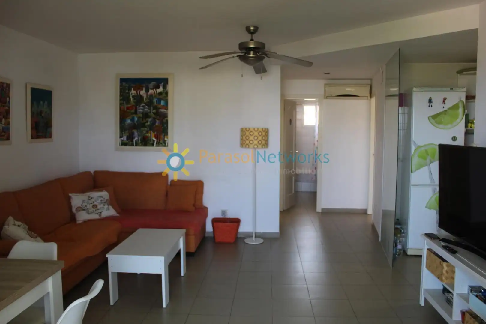 Living room of Apartments for rent in Oliva  with Air Conditioner, Terrace and Furnished
