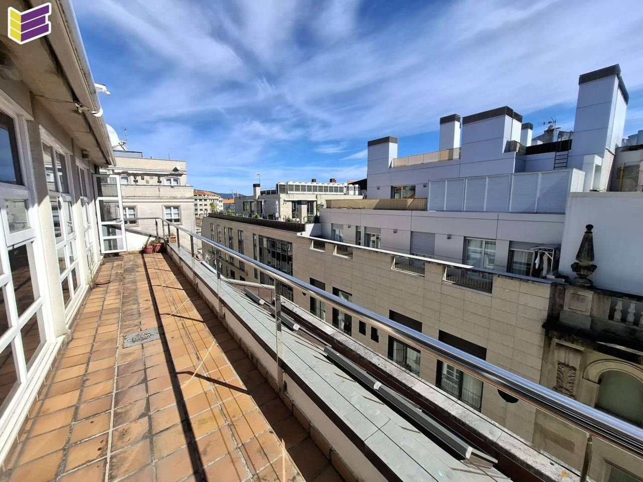 Exterior view of Duplex for sale in Vigo   with Heating, Parquet flooring and Terrace