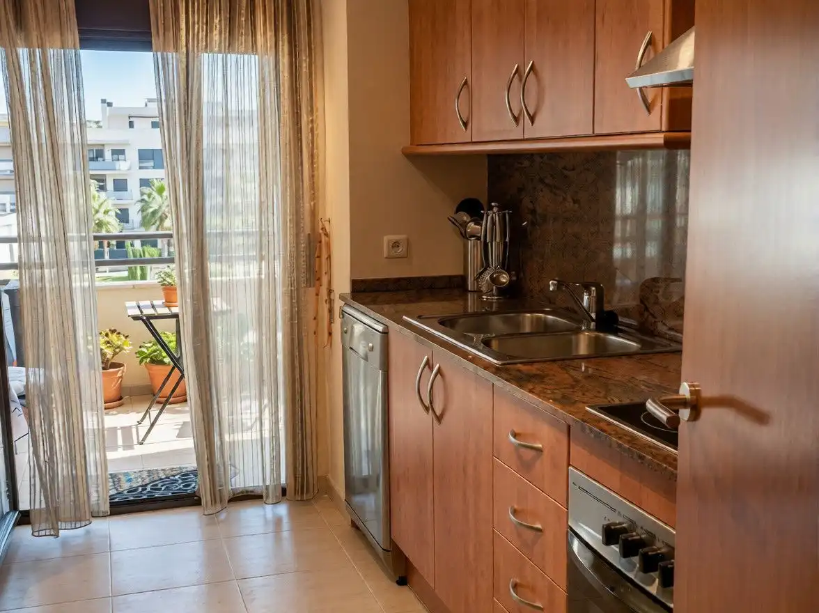 Cocina de Dúplex en venta en Salou con Aire acondicionado, Calefacción y Terraza