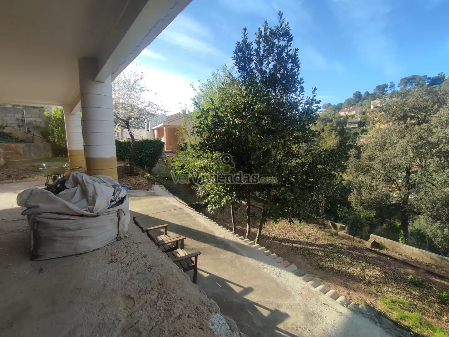 Jardín de Casa o chalet en venta en Vallirana con Aire acondicionado, Calefacción y Jardín privado