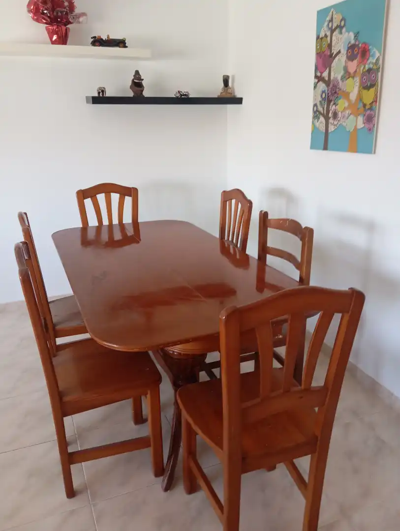 Menjador de Apartament de lloguer en Calafell amb Terrassa, Moblat i Forn
