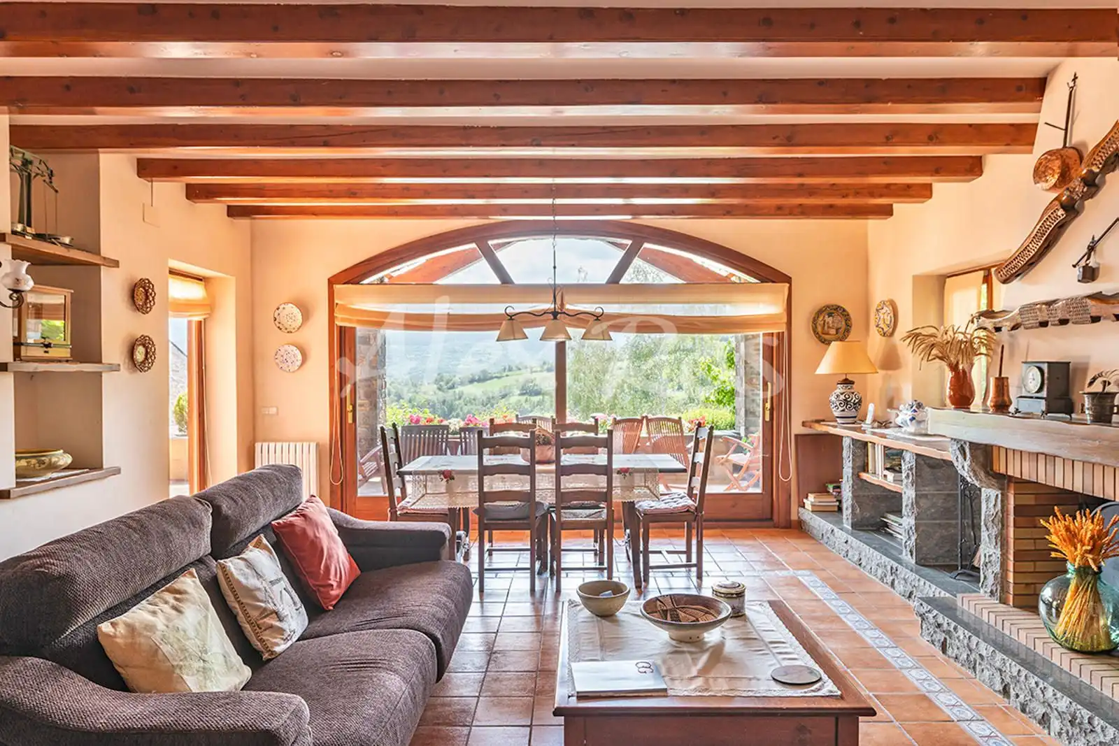 Sala de estar de Casa o chalet en venta en Prullans con Calefacción y Terraza