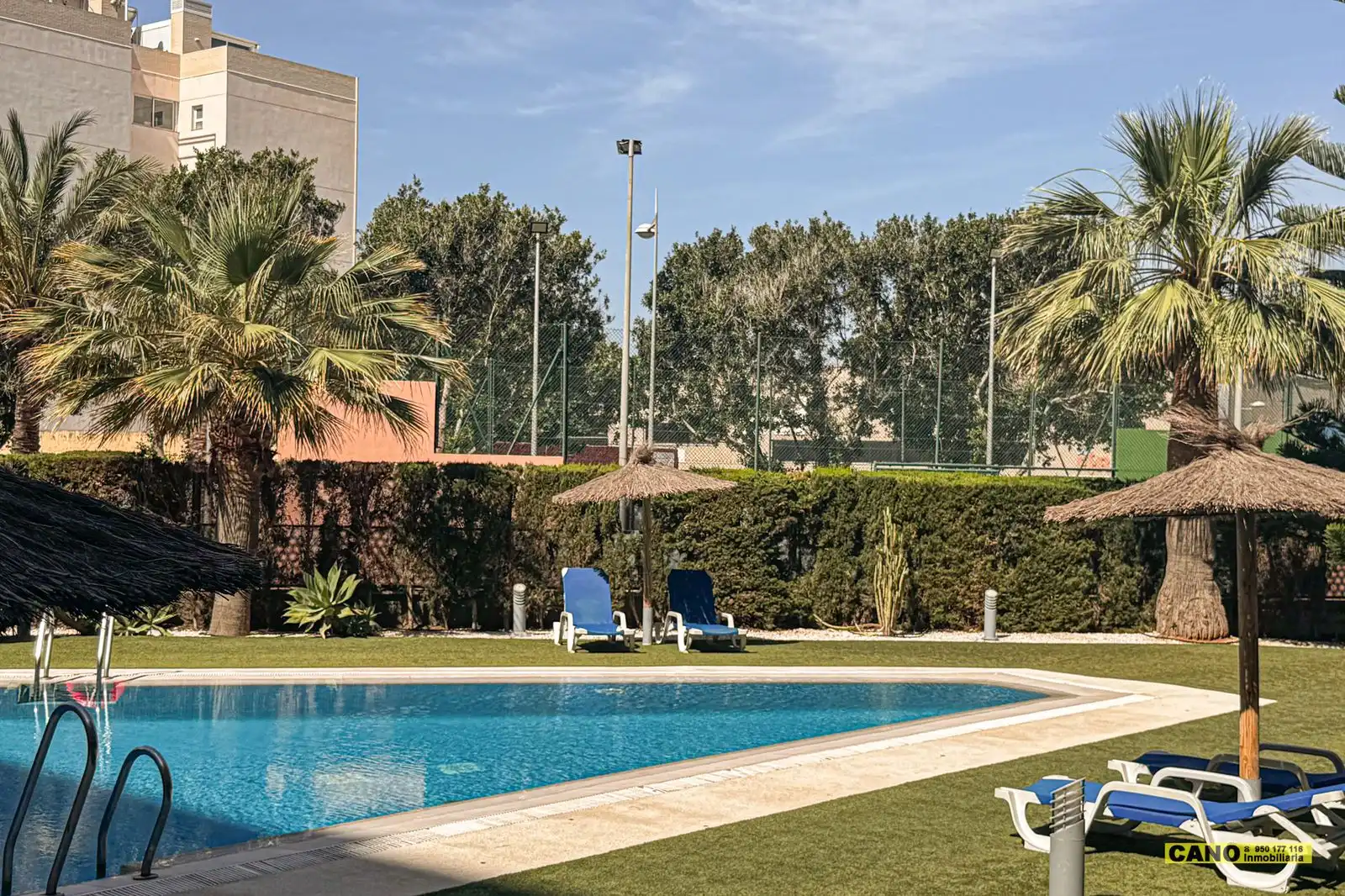 Swimming pool of Flat for sale in Almería  with Air Conditioner, Heating and Terrace