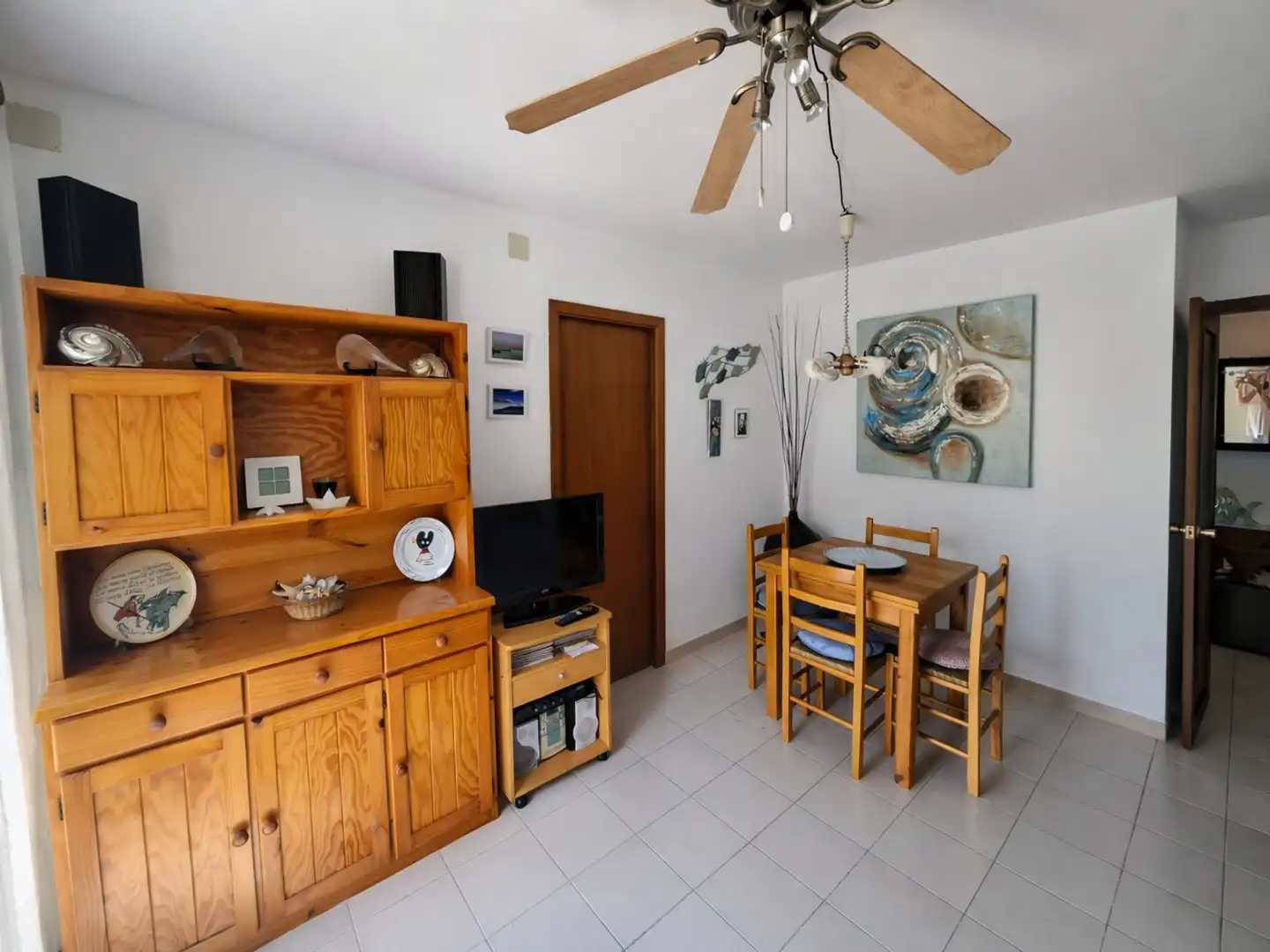 Sala de estar de Piso en venta en Llançà con Calefacción y Terraza