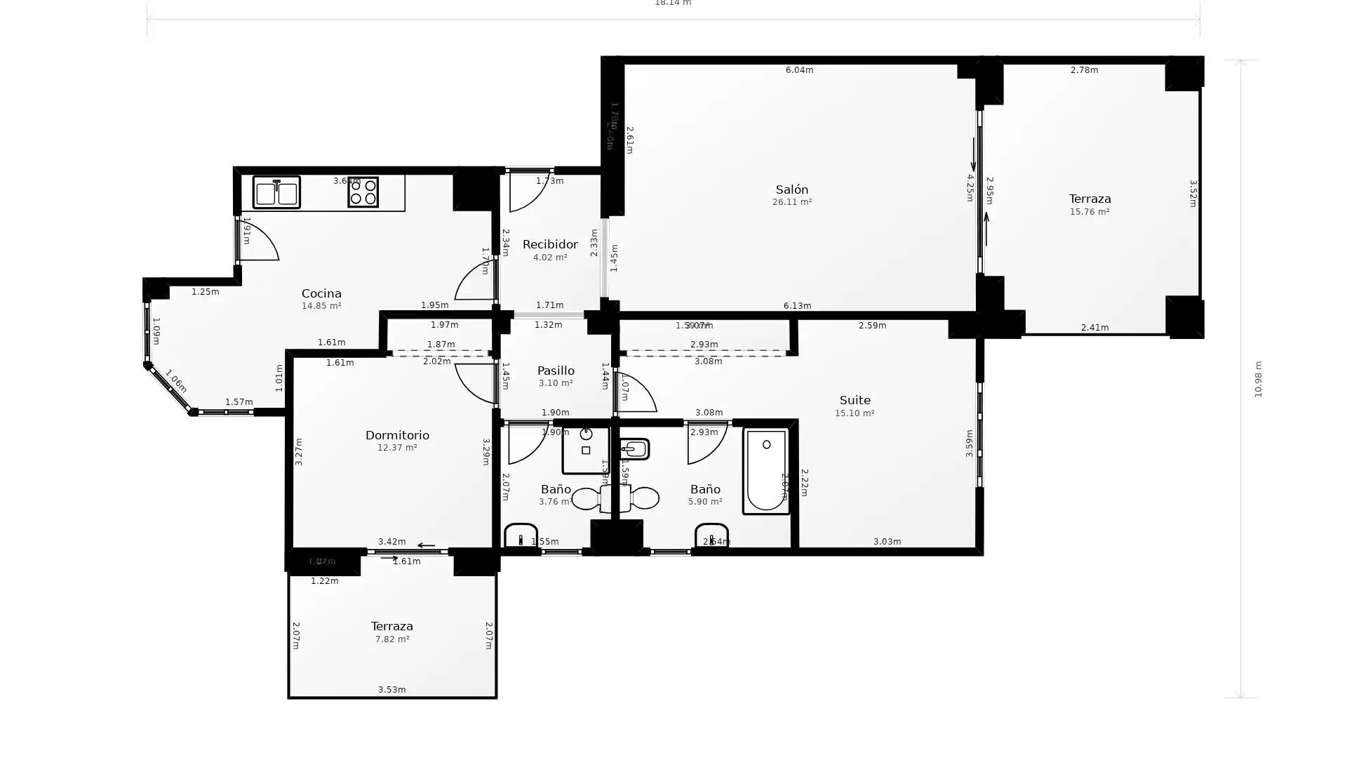 Apartamento con piscina en alquiler en Avenida Avenida Argonautas, imagen 25