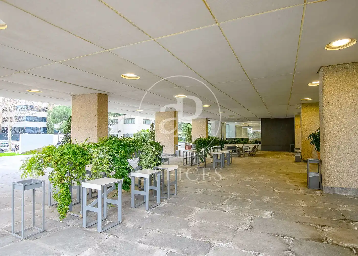 Terrasse von Büro zur Miete in Madrid mit Klimaanlage