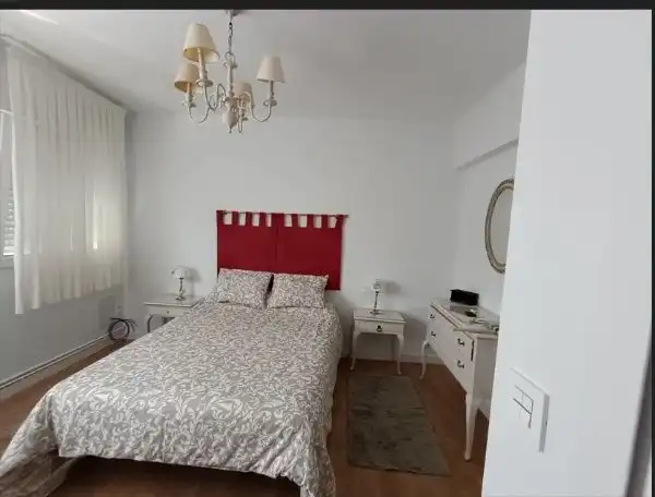 Bedroom of Flat for rent in Getxo   with Heating, Terrace and Furnished