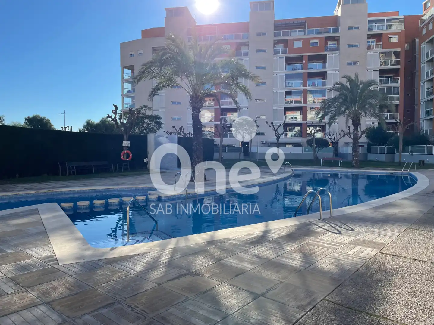 Swimming pool of Flat for sale in Paterna  with Air Conditioner, Heating and Parquet flooring