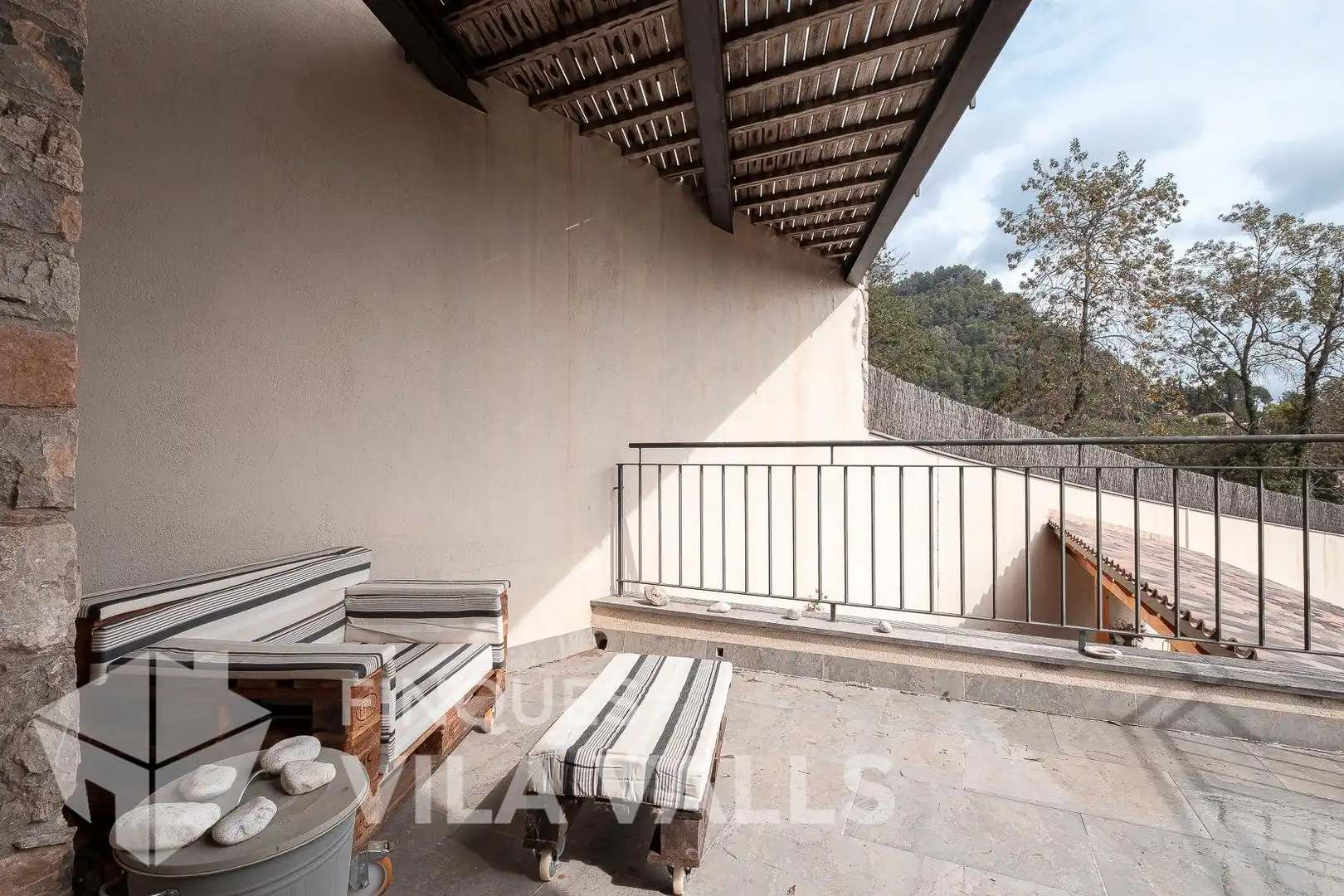 Terraza de Casa o chalet en venta en Gallifa con Aire acondicionado, Calefacción y Jardín privado