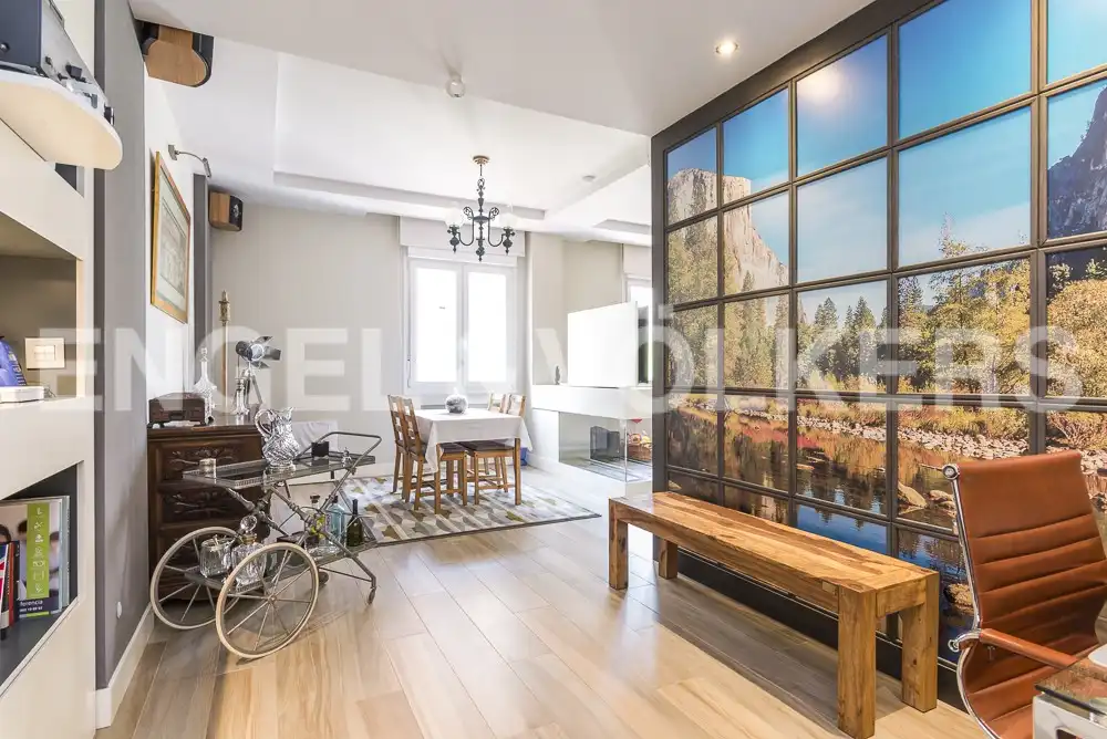 Sala de estar de Piso en venta en Madrid con Aire acondicionado y Calefacción