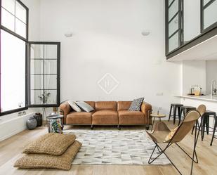 Living room of Flat to rent in  Barcelona Capital  with Air Conditioner and Terrace