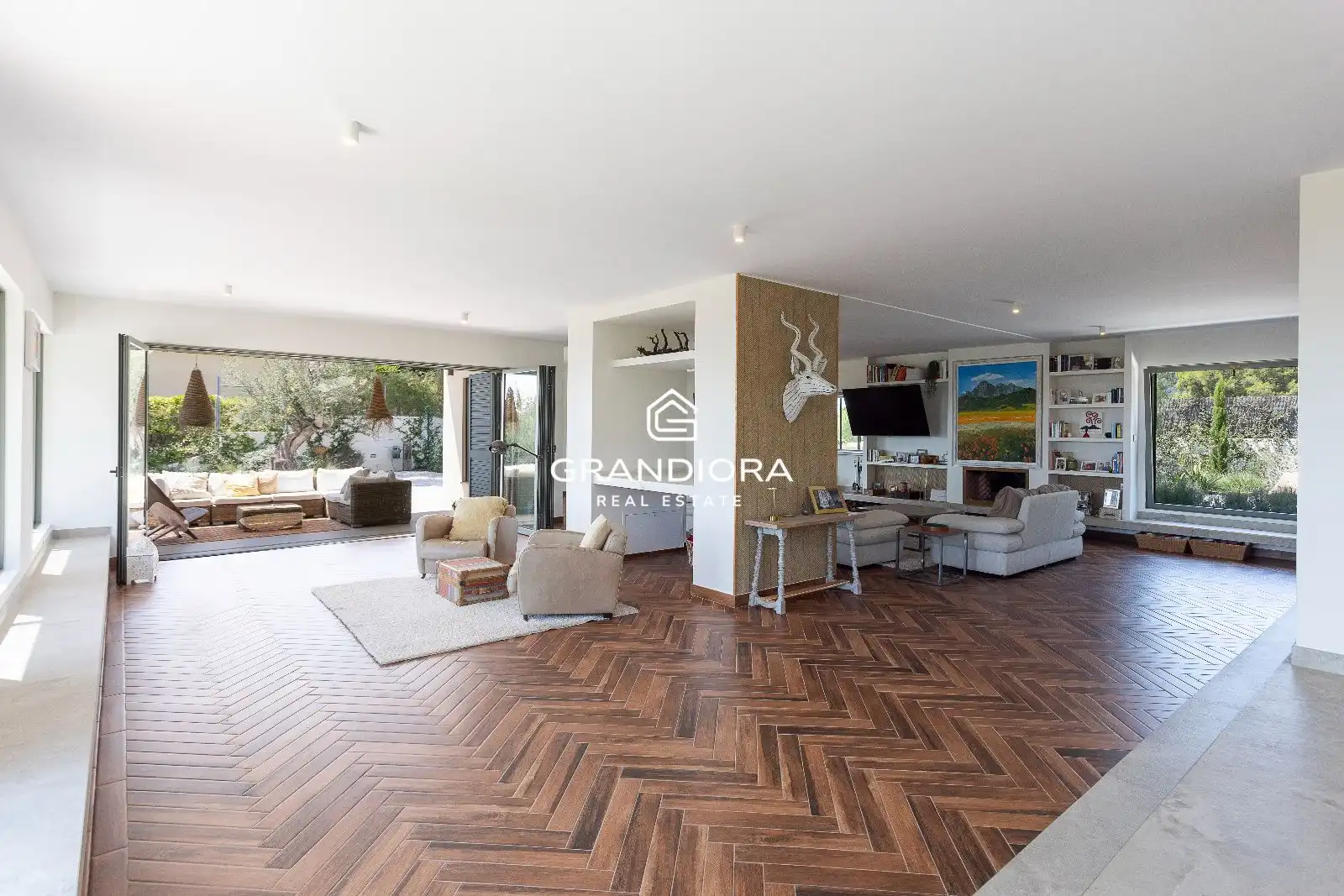 Living room of Houses for rent in Cabrils  with Air Conditioner, Heating and Storage room