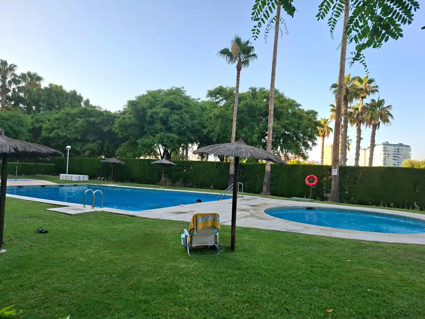 Schwimmbecken von Wohnungen zur Miete in El Campello mit Klimaanlage, Heizung und Möbliert