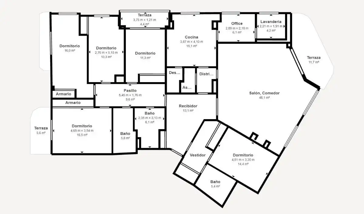 Piso con terraza en venta en Calle de Miquel Sants Oliver, imagen 51