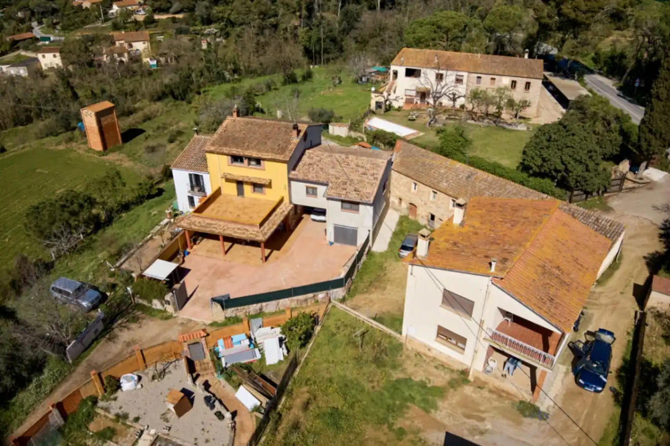 Vista exterior de Finca rústica en venta en L'Ametlla del Vallès con Calefacción, Terraza y Trastero