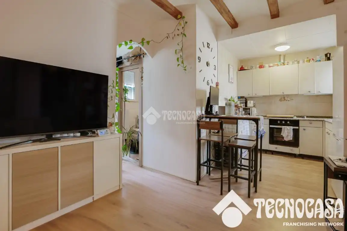 Cocina de Piso en venta en Barcelona con Aire acondicionado, Parquet y Terraza