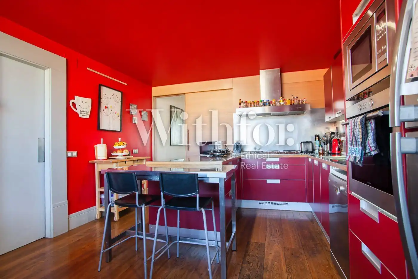 Cocina de Ático en venta en Barcelona con Aire acondicionado, Calefacción y Parquet