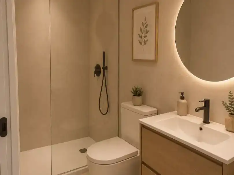 Badezimmer von Wohnung zur Miete in Granada mit Klimaanlage und Möbliert