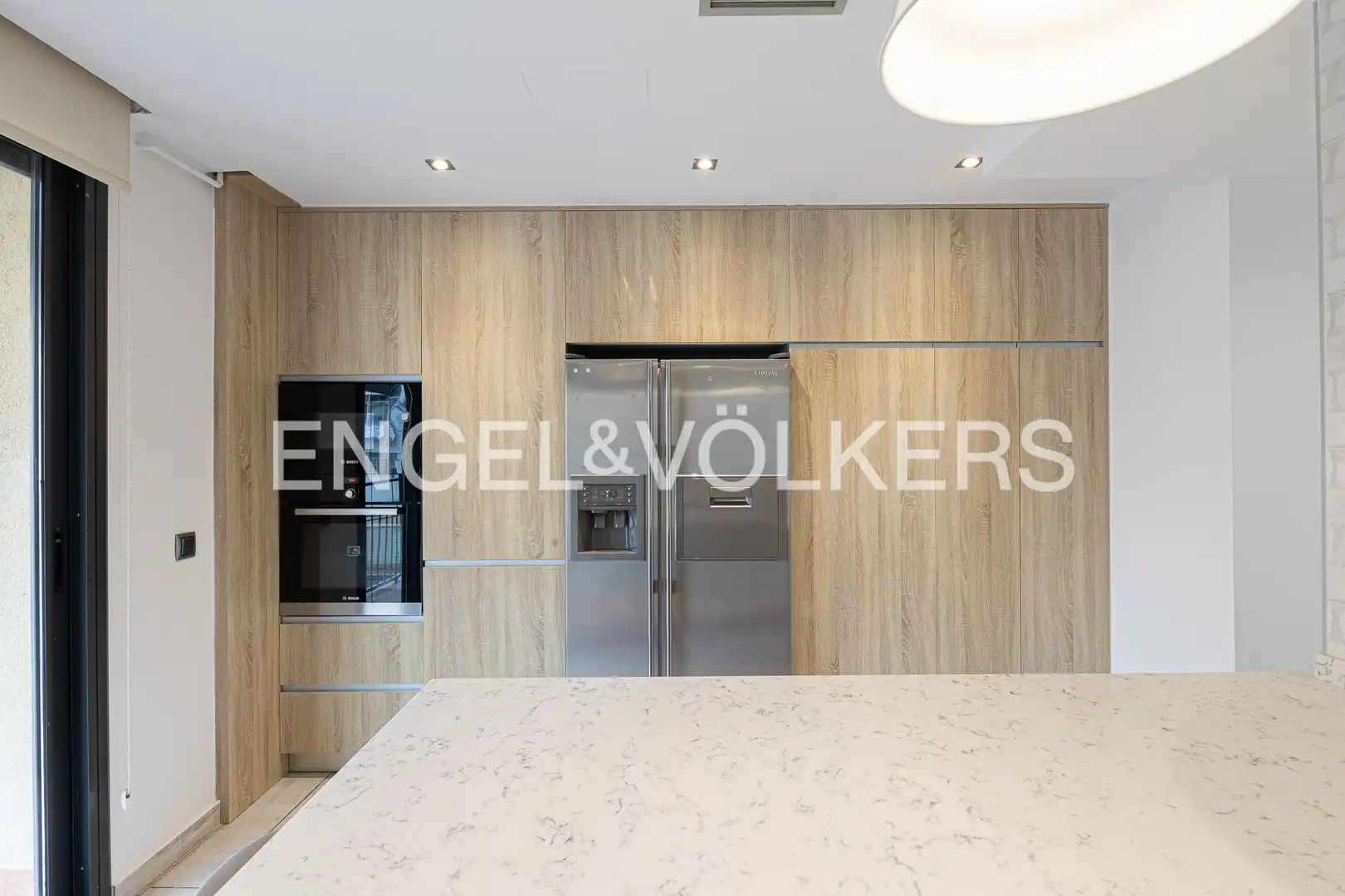 Cocina de Piso de alquiler en Barcelona con Aire acondicionado, Calefacción y Parquet