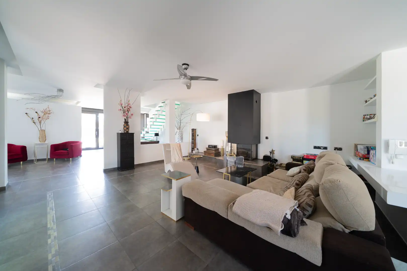 Sala de estar de Casa o chalet en venta en Valdetorres de Jarama con Aire acondicionado, Jardín privado y Terraza