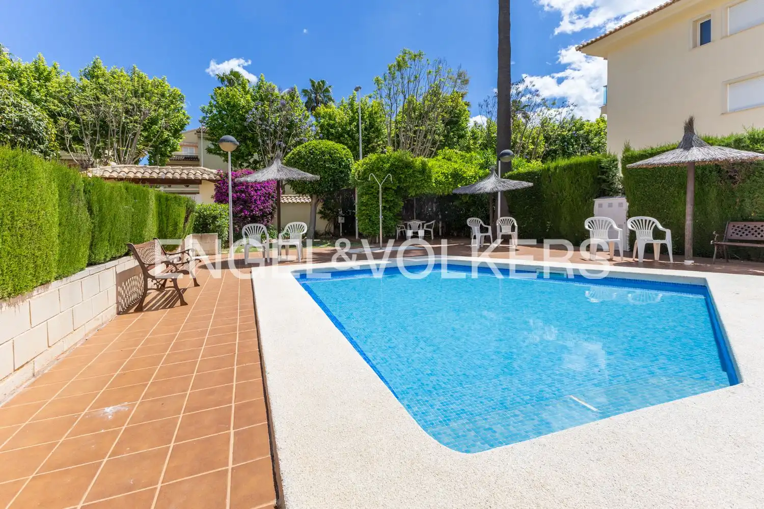 Swimming pool of Flat for sale in Jávea / Xàbia  with Air Conditioner, Heating and Private garden