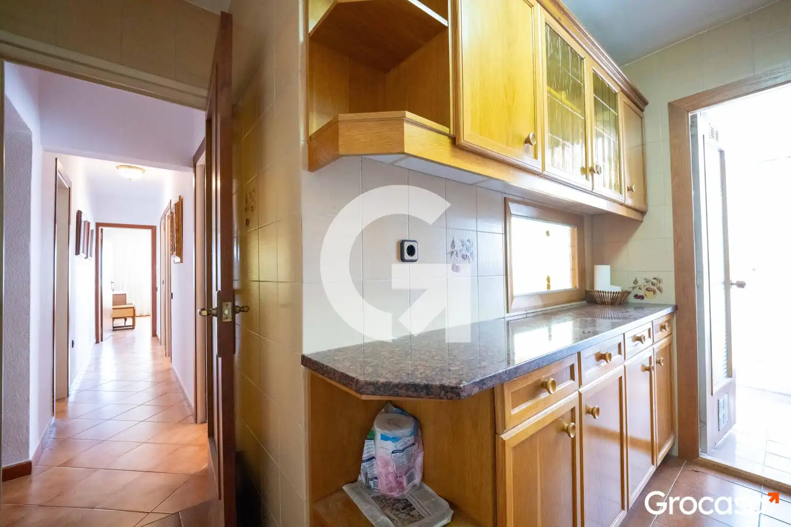 Kitchen of Flat for sale in Mataró  with Oven and Balcony