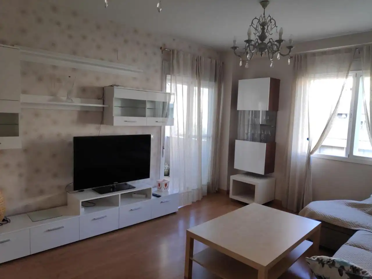 Sala de estar de Piso de alquiler en Sevilla con Aire acondicionado, Terraza y Amueblado